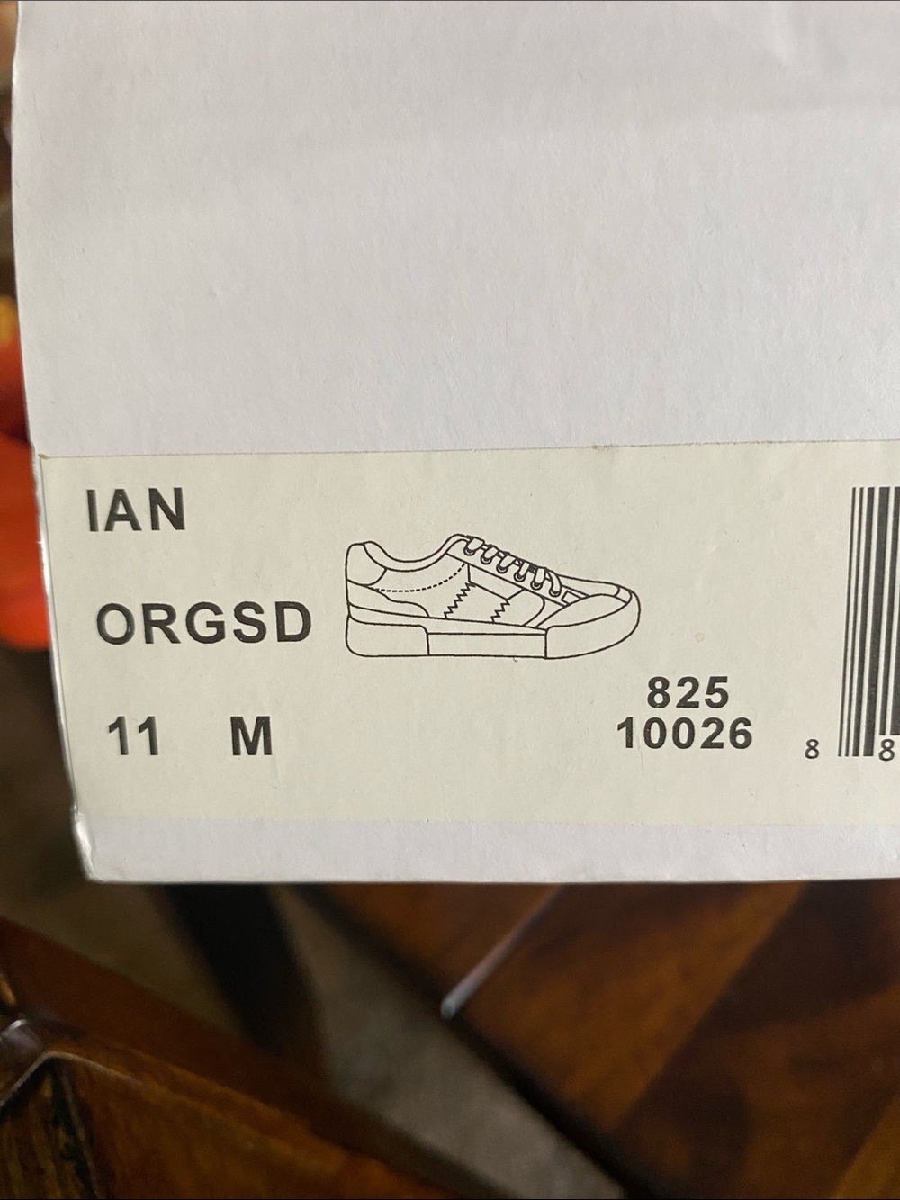 True Religion men’s Orange Sneakers with Yellow Laces - Picture 6 of 7